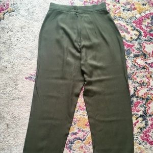 Vintage High Waisted Olive Pants